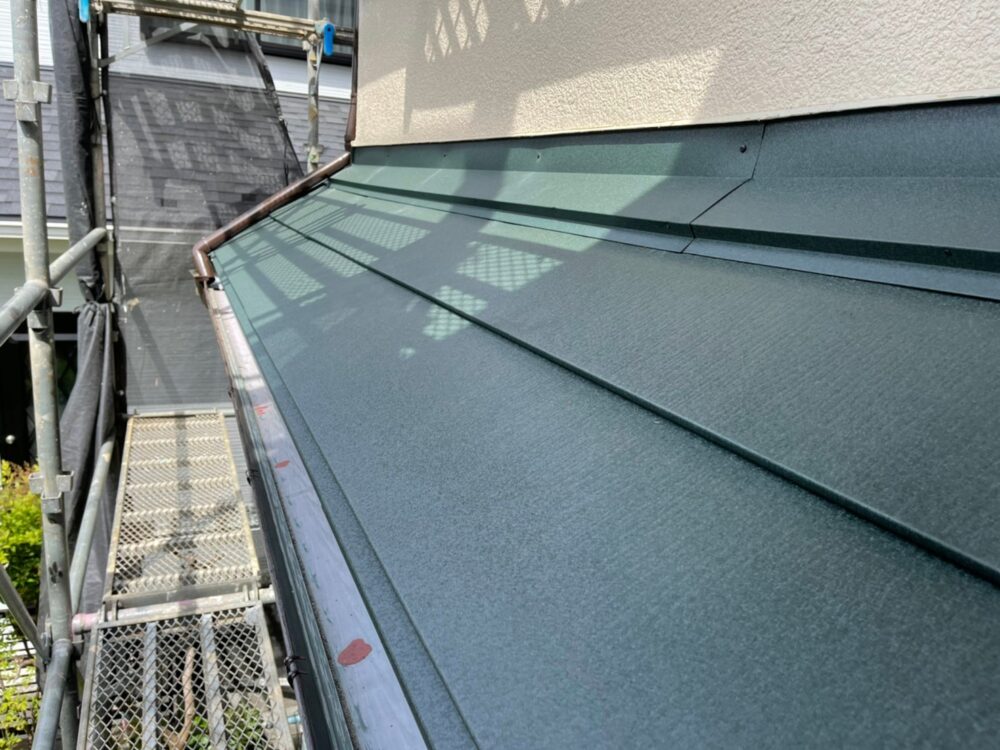 工事完了後の屋根。